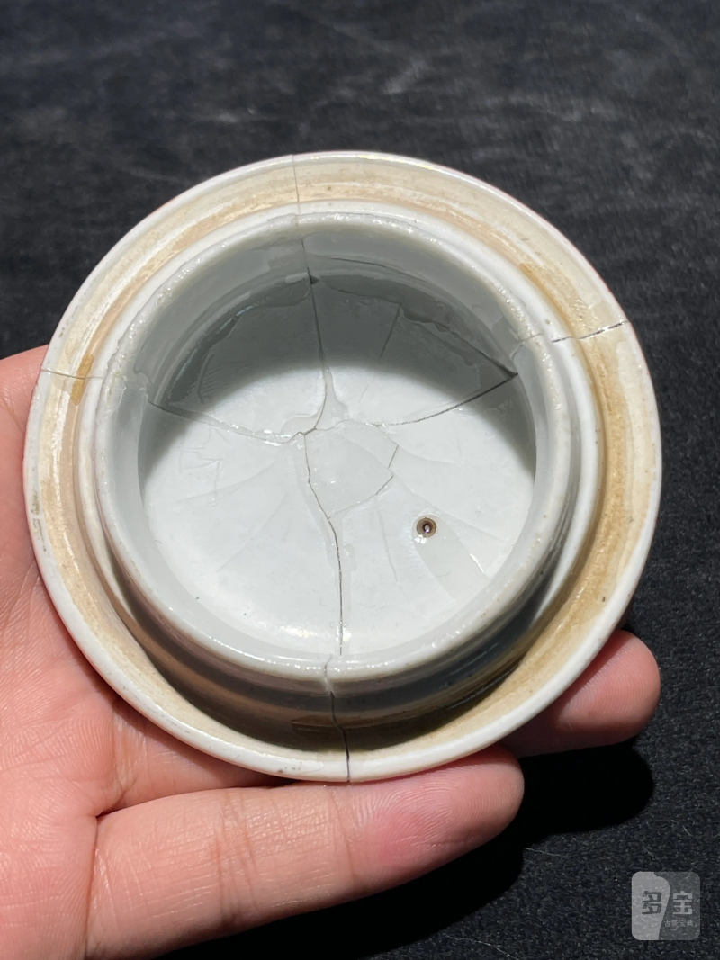 清咸丰 珊瑚红地粉彩花鸟纹执壶 - 图18